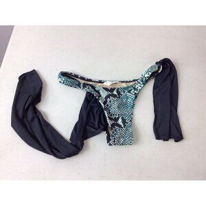 Morena Rosa Swim Bottoms Snake Print Womens Small